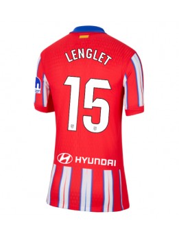 Billige Atletico Madrid Clement Lenglet #15 Hjemmedrakt Dame 2024-25 Kortermet